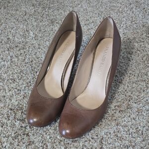 Franco Sarto Classic Brown Heels